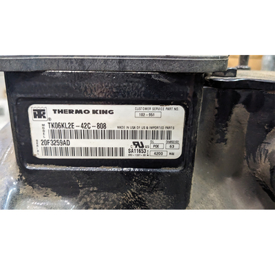 1020951 Máy nén cuộn 6hp Với cảm biến nhiệt độ Ut800/Ut1200 Thermo King Chiếc xe tải