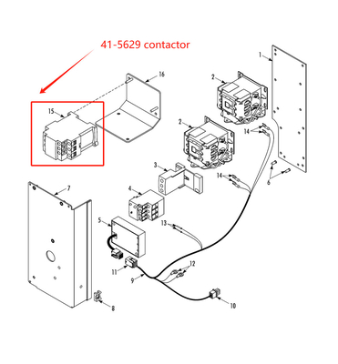 THERMO KING AC contactor 415629 các bộ phận thay thế