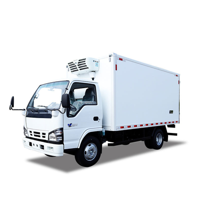 QINGLING Xe tải làm lạnh cho thực phẩm Chế độ vận chuyển thịt cá NKR Tủ đông 5 tấn THERMO KING RV380 Tủ lạnh