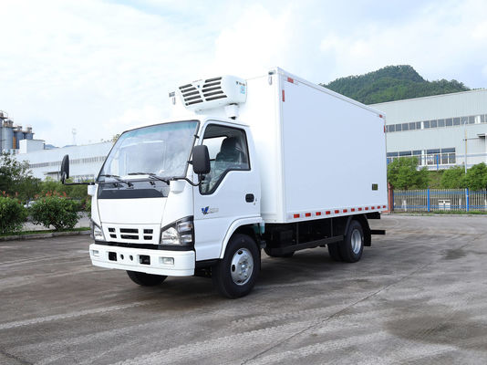 QINGLING ISUZU KV100 100P Xe tải lạnh Cho thực phẩm Thịt Cá vận chuyển NKR Tủ đông 5 tấn THERMO KING RV380 Tủ lạnh