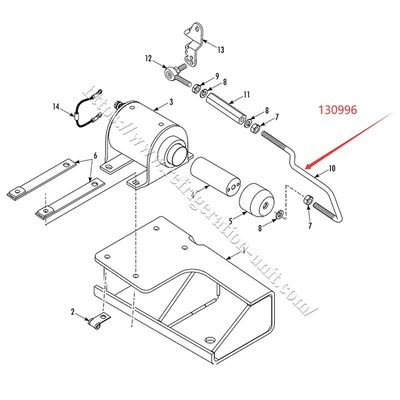 130996 CỤM LÀM LẠNH THERMOKING SP Thanh kéo - van điện từ nhiên liệu, phụ tùng thay thế T-M/T-R