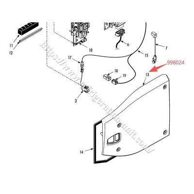 998024 THERMO KING phần mềm làm lạnh bên cạnh có sẵn cho T-600/800/1000M