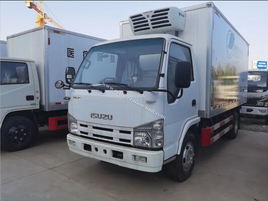 Isuzu 100p Nhật Bản Thương hiệu xe tải khung gầm với chiều dài 4,1 mét hộp lạnh với các đơn vị làm lạnh THERMO KING RV380V 4X2 Mini 3tons 2 Ton Freezer Truck làm lạnh