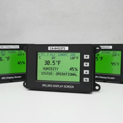 SR2,SR3, SR4 หน้าจอแสดงผล, หน้าจอแสดงผล SR2,SR3 CA-8452372 สีเขียว ประเภทหน้าจอ LCD สำหรับ THERMO KING SB210 SB230 HMIs อะไหล่ทดแทนหลังการขาย