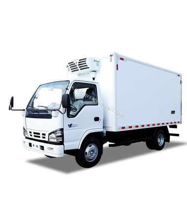 Isuzu 100p Nhật Bản Thương hiệu xe tải khung gầm với chiều dài 4,1 mét hộp lạnh với các đơn vị làm lạnh THERMO KING RV380V 4X2 Mini 3tons 2 Ton Freezer Truck làm lạnh
